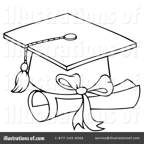 Graduation Clipart 1060559 Illustration By Hit Toon