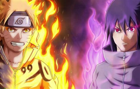 Naruto Vs Sasuke Chakra Poster Exclusive Art Anime New Usa Ebay