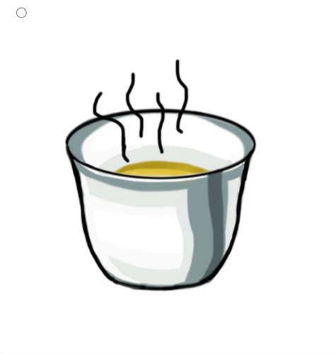رسم فنجان قهوة عربية