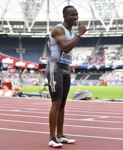 Simbine secured his first diamond league win of the season, dipping on the line to take the short sprint in 10.08 seconds. South Africa's Simbine wins men's 100m in London