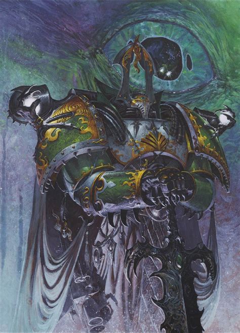 Chaos Sorcerer Riftwalker Warhammer 40k Artwork Warhammer Art