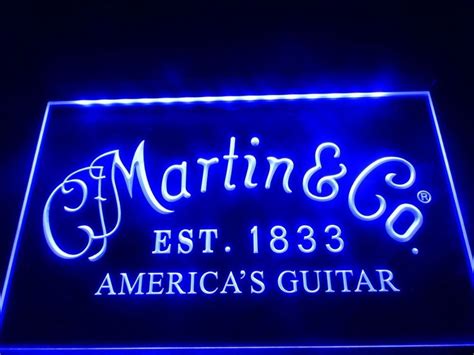 Martin Guitars Acoustic Music Led Neon Light Sign Home Decor Shop