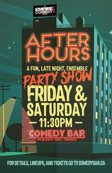 After Hours Late Night Stand Up Comedy