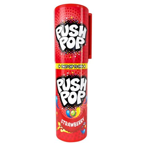 Bazooka Push Pop Strawberry 15g Sweetsch