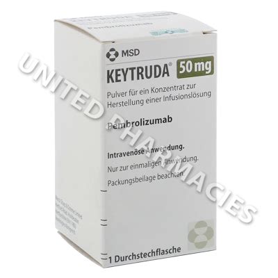 Keytruda Pembrolizumab Mg Vial United Pharmacies Uk