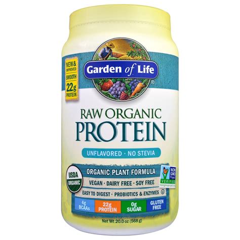 Garden Of Life Raw Organic Protein Organic Plant Formula Unflavored