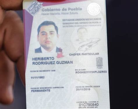 As Es La Nueva Licencia De Conducir En Puebla