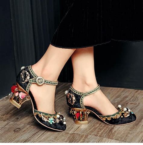 High heel boots and platform shoes please add to their respective folders. Floral Gem Studded Heels | mygoodyshop.com | Studded heels ...