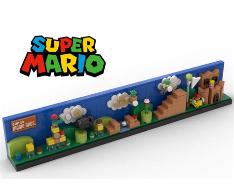 Lego Moc Super Mario Bros Skyline Architecture By Momatteo79