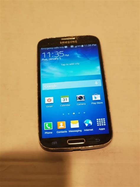 Samsung Galaxy S4 Sgh I337 16gb Black Mist Atandt Smartphone For