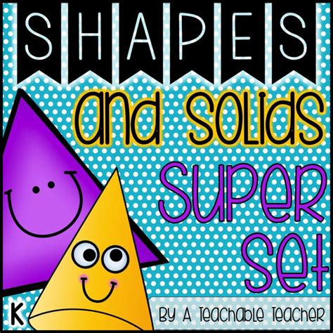 Shapes And Solids Kindergarten Geometry Kindergarten Math Activities