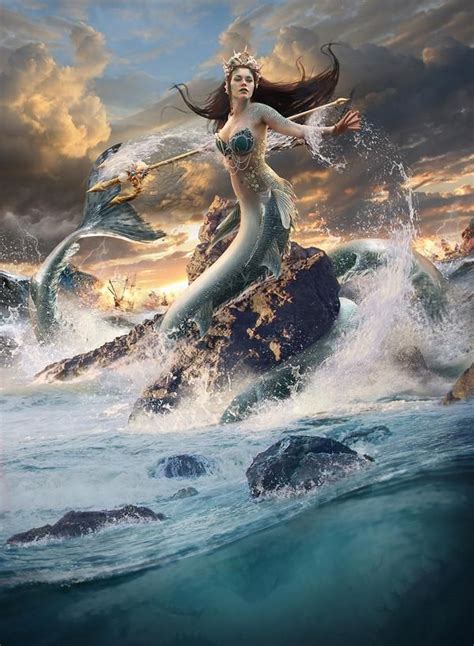 Calypso Goddess Of The Sea Mermaid By Kimontherocks Mermaid