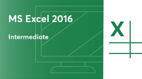 Microsoft Excel 2016 Intermediate Training Course Virtual College