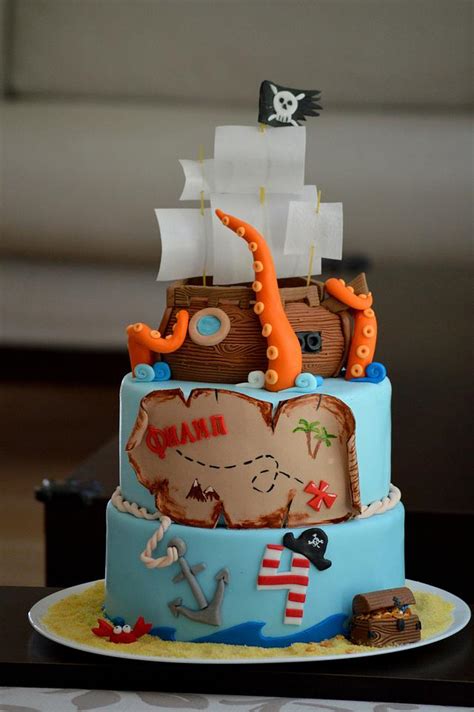 Pirate Cake Decorated Cake By Pavlina Govedarova Cakesdecor