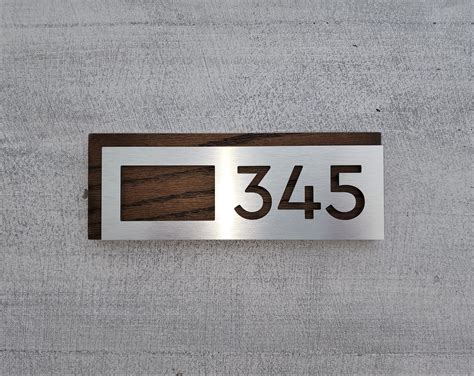 Modern Door Number Plaque Apartment Number Sign Room Numbers For