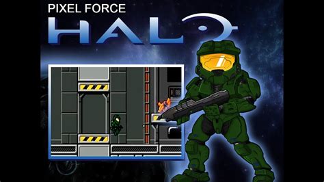 Halo Pixel Force Nintendo Nes Demake Youtube