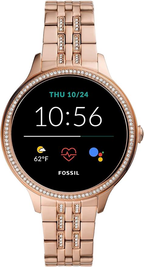 New Fossil Womens Touchscreen Smartwatch 5e Generation With Speaker