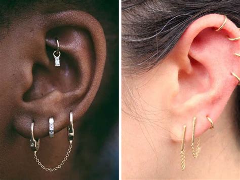 The Coolest Types Of Ear Piercings To Try In 2022 Glamour Vlrengbr