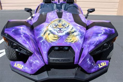 See more ideas about motorcycle painting, custom paint, motorcycle. custom painted lsu trike purple tiger new york long island ...
