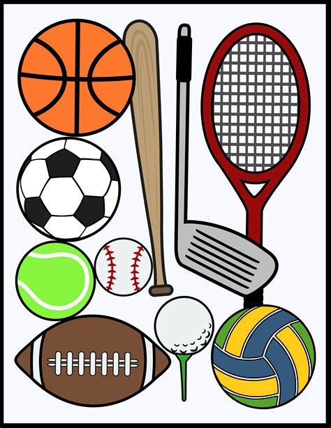 Sports Clip Art For Commercial Use Pdf And Png Free Clip Art Clip Art Pictures Clip Art