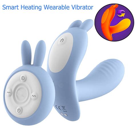 Wireless Remote Heating Vibrators G Spot Vagina Stimulation Invisible