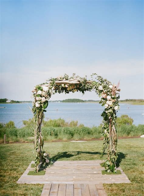 Flower And Greenery Wedding Ceremony Arch