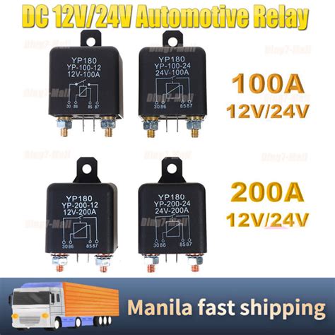 12v 100amp 4 Pin Heavy Duty Onoff Switch Split Charge Relay For Auto