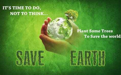My Designs Save Earth Poster Using Photoshop