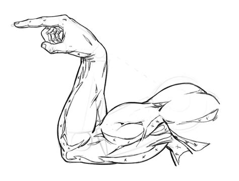 How To Draw A Muscular Arm Pose Step By Step Tutorial Ram Studios