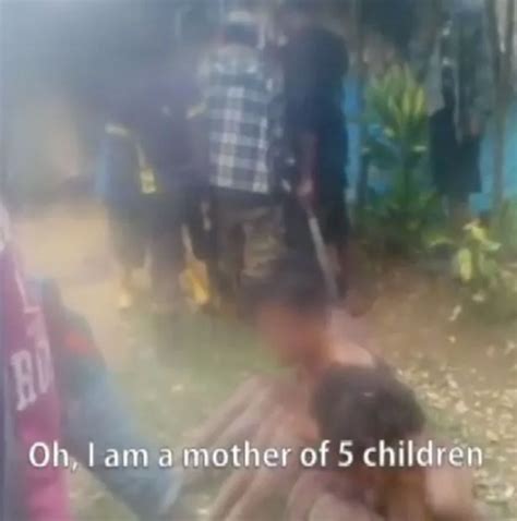 Horrifying Footage Shows Four Women Accused Of Witchcraft Being