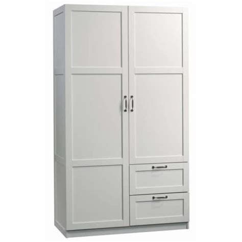 Sauder Select Wardrobe Armoire In White 1 Fred Meyer