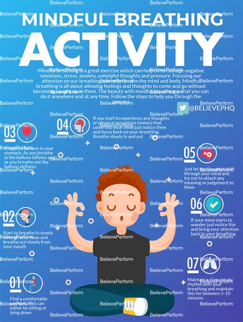 Mindful Breathing Activity Believeperform The Uk S Leading Sports