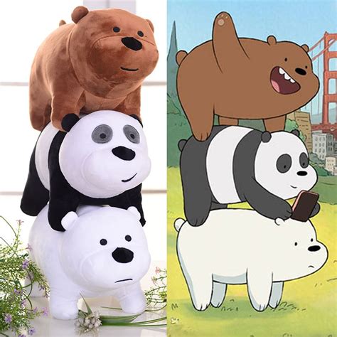 To a lesser extent, the popular internet animal celebrities when they find out the bears aren't really internet celebrities. 1pc 35/45cm Popular Cartoon We Bare Bears Grizzly Ice Bear ...
