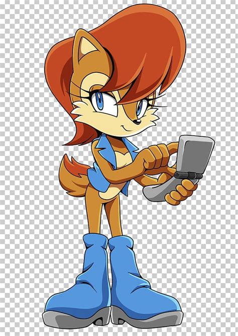 princess sally acorn sonic the hedgehog fan art character png clipart images