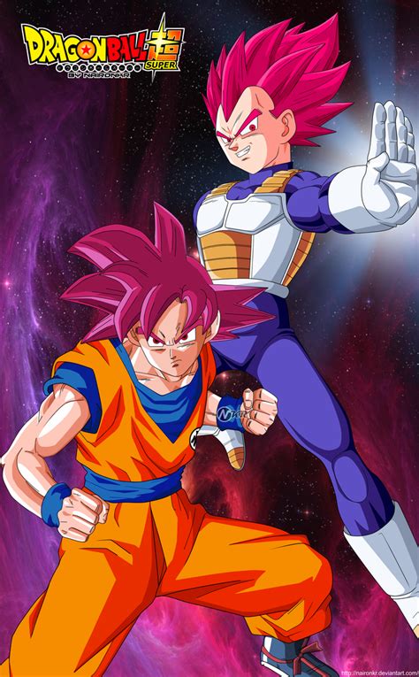 Goku Y Vegeta Ssjg By Naironkr Dragon Ball Z Dragon Ball Super Goku