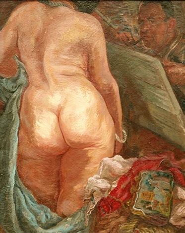 Selbstportrait Mit Akt Selfportrait With Nude By George Grosz On Artnet