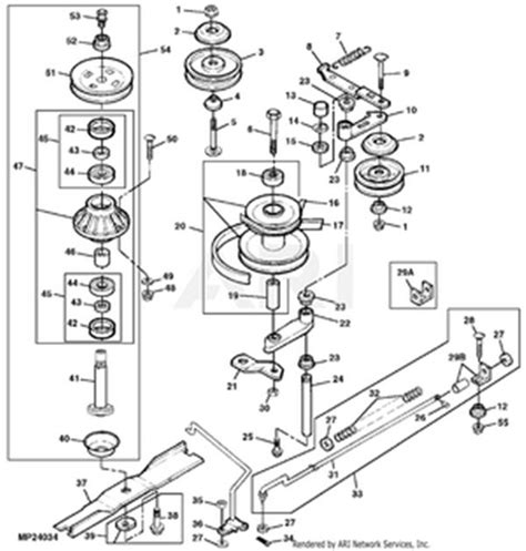 John Deere Lx279 48c Mower Deck Parts Diagram