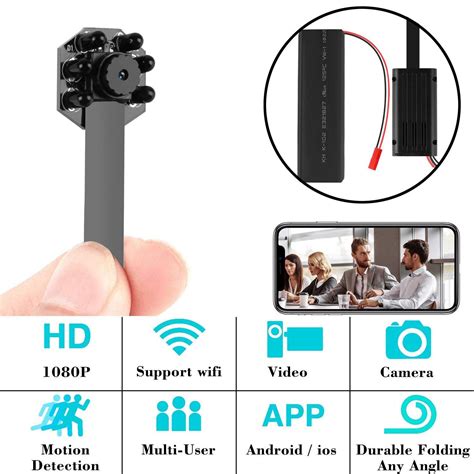If you are looking for the best cheap motion detectors security cameras, this is the right system camera for. HankeRobotics H6 4K WiFi Hidden Camera Mini Spy Camera ...