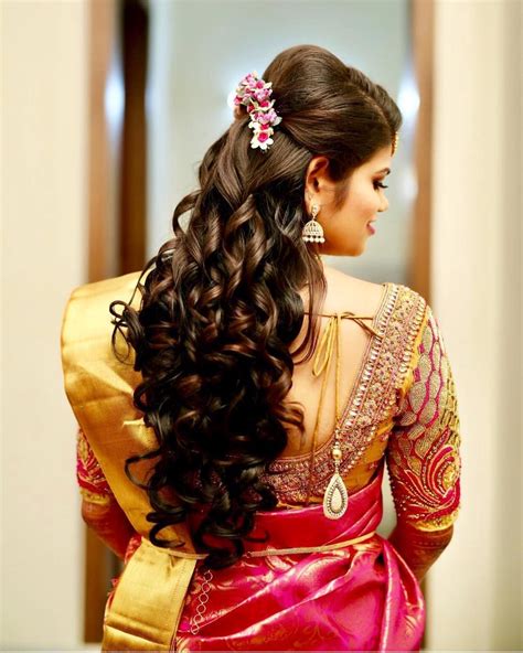 This Bun Hairstyles For Wedding In India For Long Hair Best Wedding