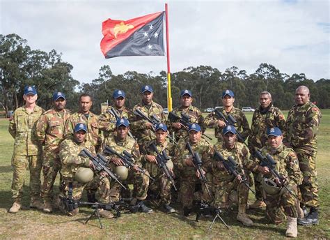 Papua New Guinea Defence Force Shooting Team At Aasam Puckapunyal 2016