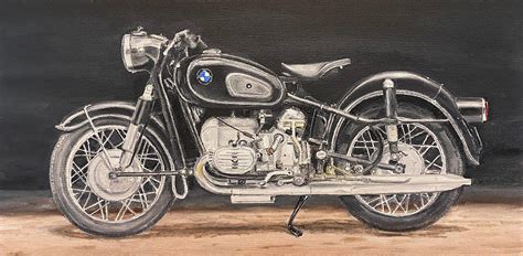 Bmw R60 Motorcycle Painting By Brad Thomas Fine Art America