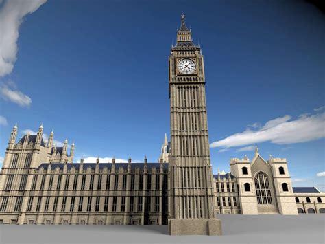 Big Ben London 3d Model By Squir