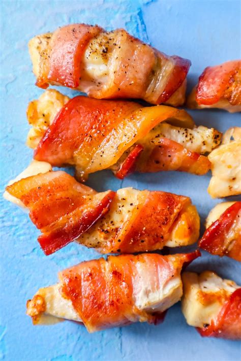 The Best Bacon Wrapped Chicken Bites Recipe Sweet Cs Designs