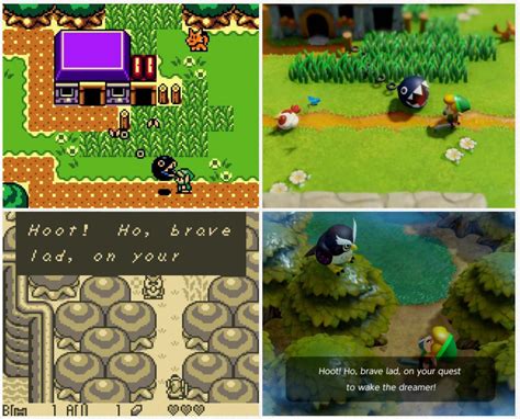 Heres A Comparison Of The Legend Of Zelda Links Awakening On Game
