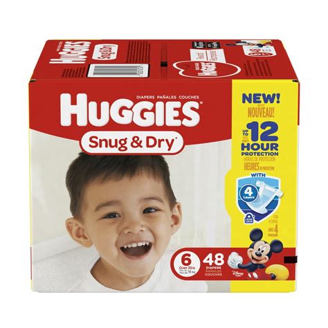 Huggies Snug And Dry Diapers Size 6 48 Count