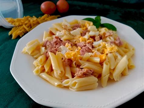 Ensalada de Pasta, Atún y Huevo. - Cocina A Buenas Horas