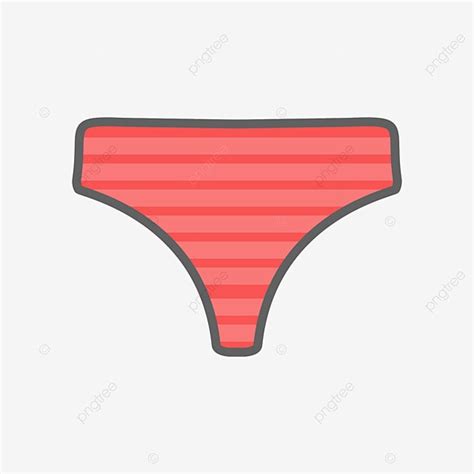 Red Swimsuit Clipart Png Images Cartoon Hand Painted Red Travel
