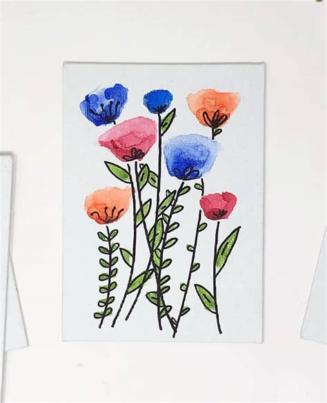 Easy Watercolor Flower Paintings For Beginners Best Flower Site