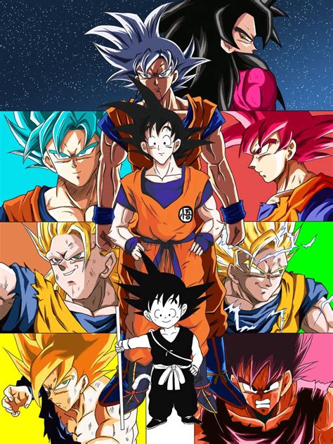Goku Evolution Dragon Ball Super Goku Dragon Ball Z Dragon Ball