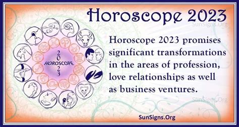 Horoscope 2023 Free Astrology Predictions Sunsignsorg